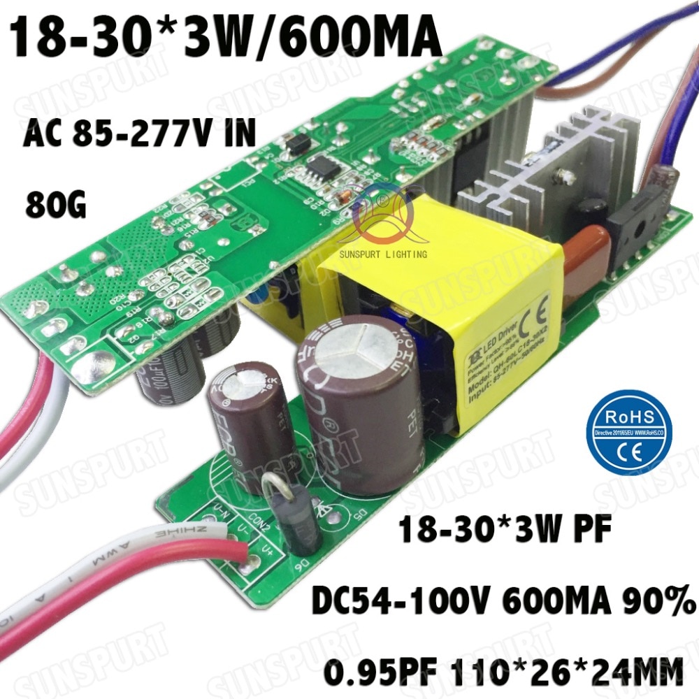  PFC  AC85-277V LED ̹, DC54-100V ..